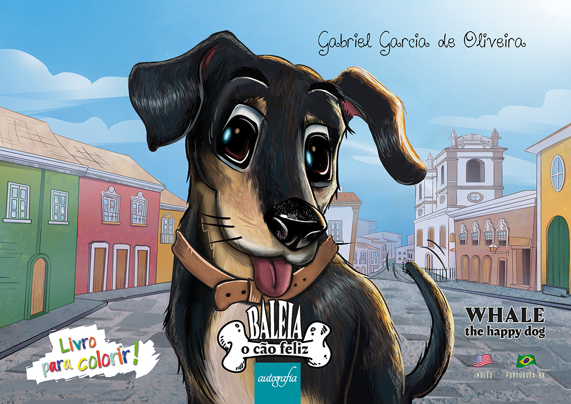 Baleia, o cão feliz / Whale, the happy dog