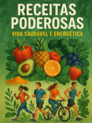 Receitas Poderosas: Vida saudável e energética (pré-venda) – Os livros só serão entregues após o lançamento.