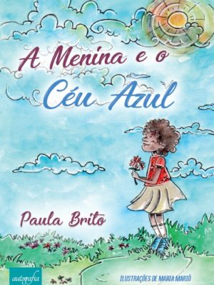 A menina e o céu azul