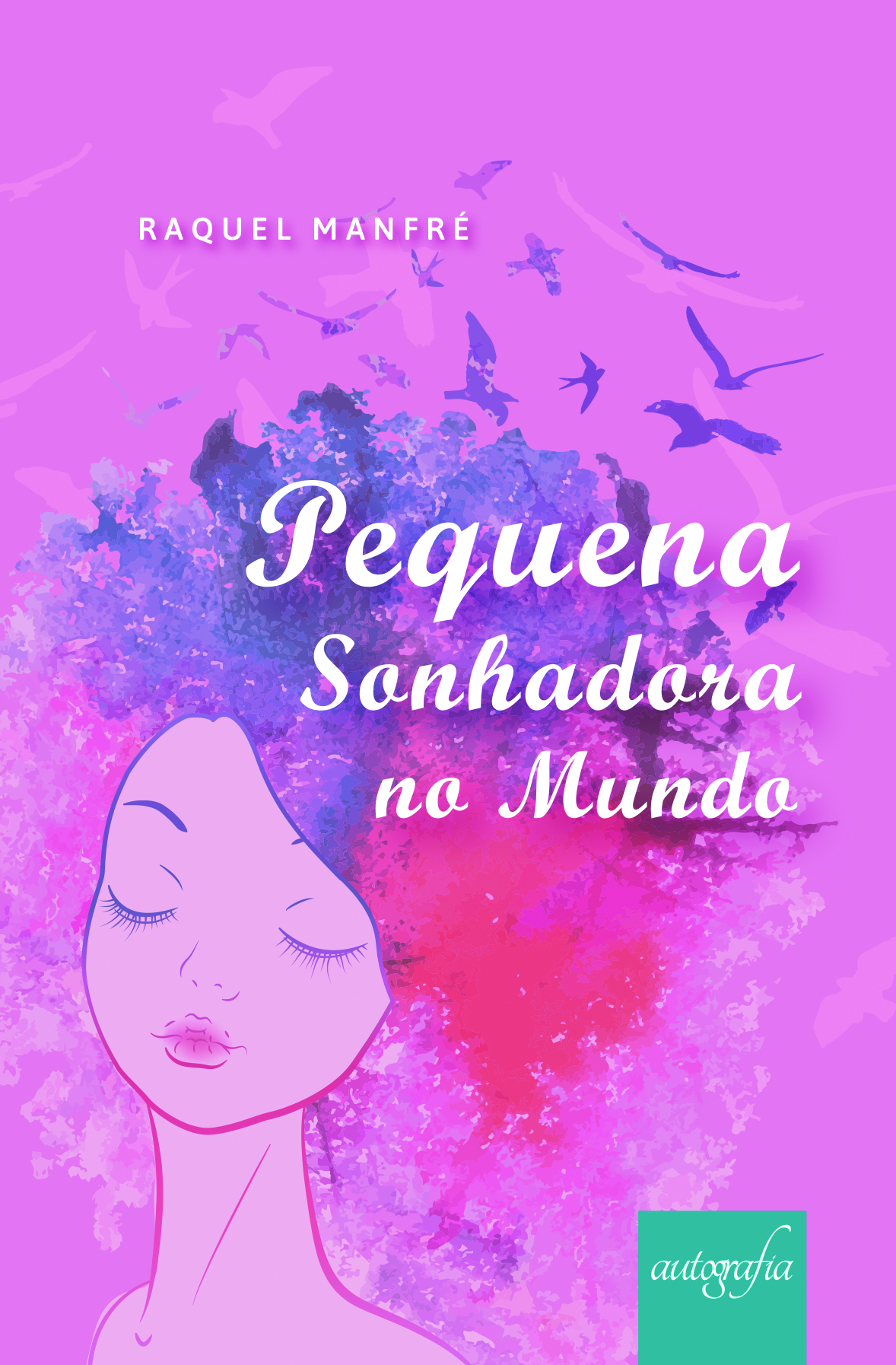 Pequena sonhadora no mundo