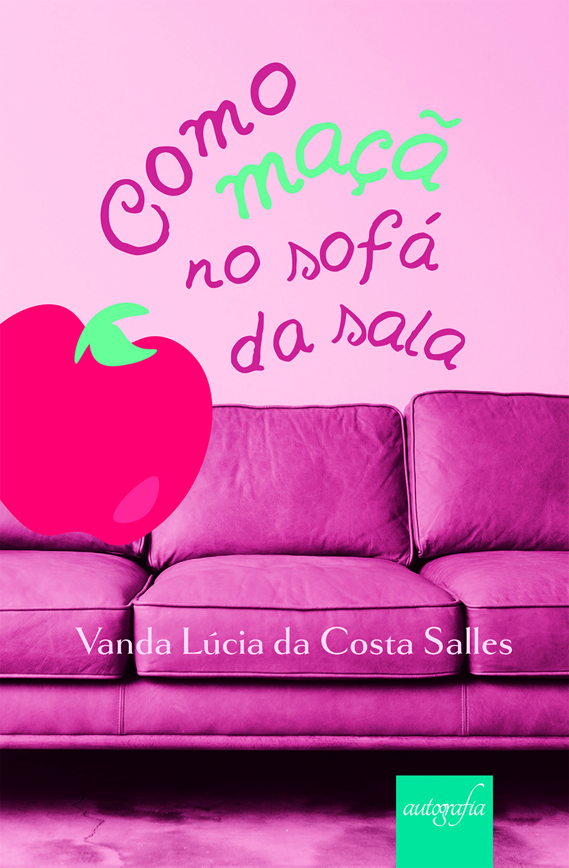 Como maçã no sofá da sala