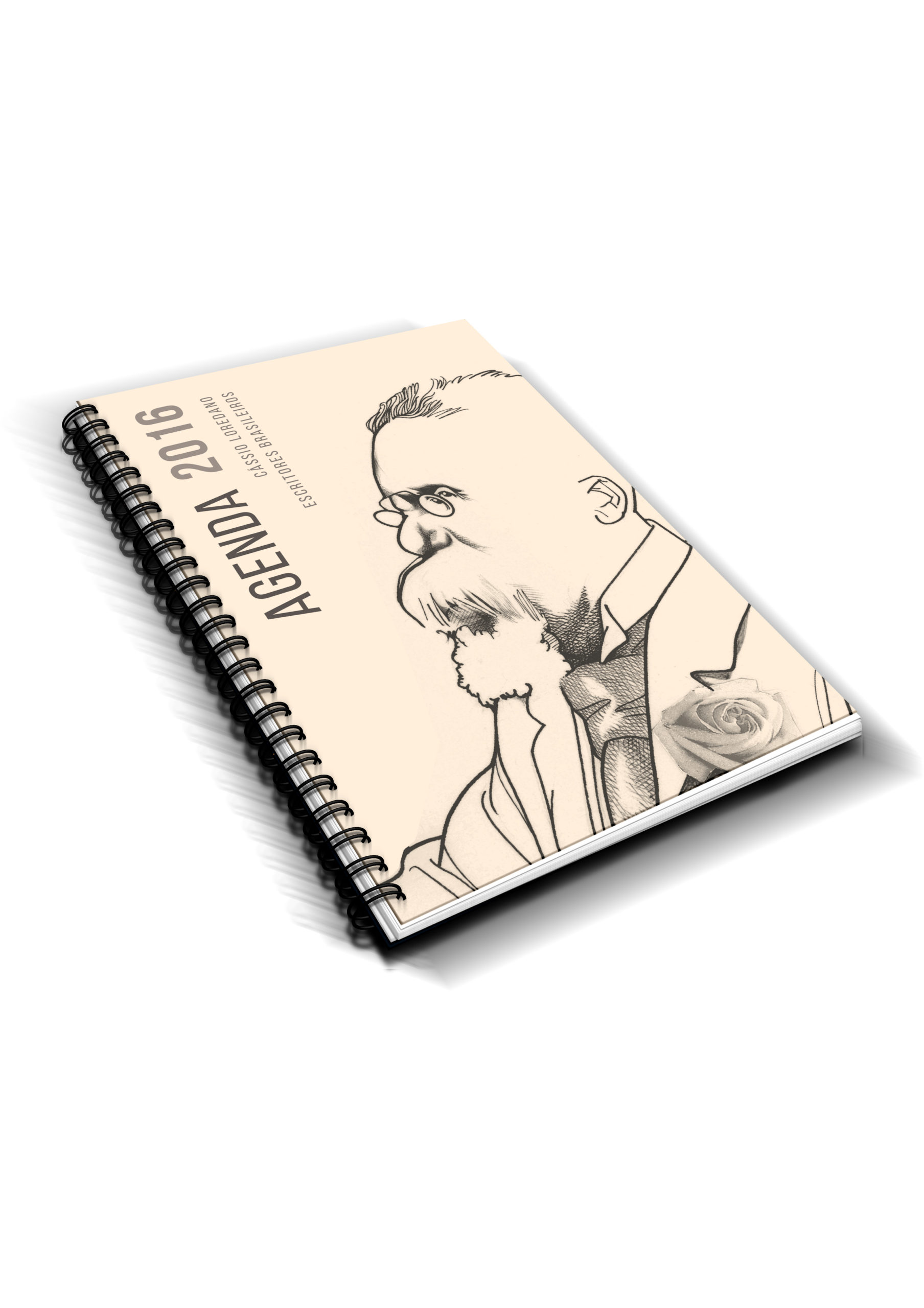 Agenda 2016 - Cássio Loredano: Escritores Brasileiros