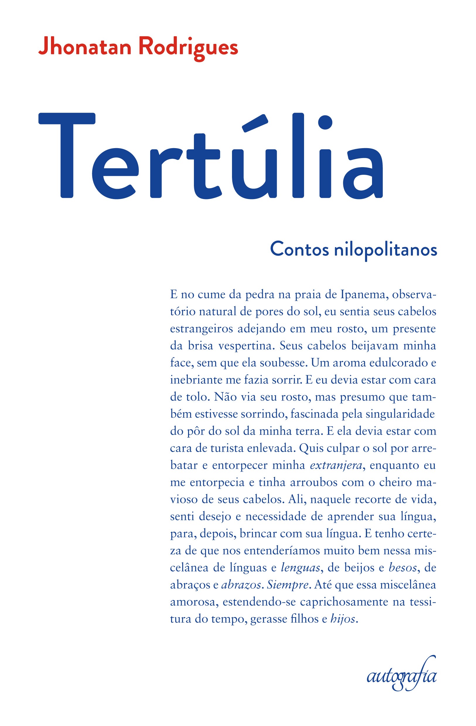 Tertúlia: contos nilopolitanos